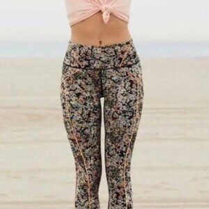 Free People Movement Eden Floral Leggings Size SP‎